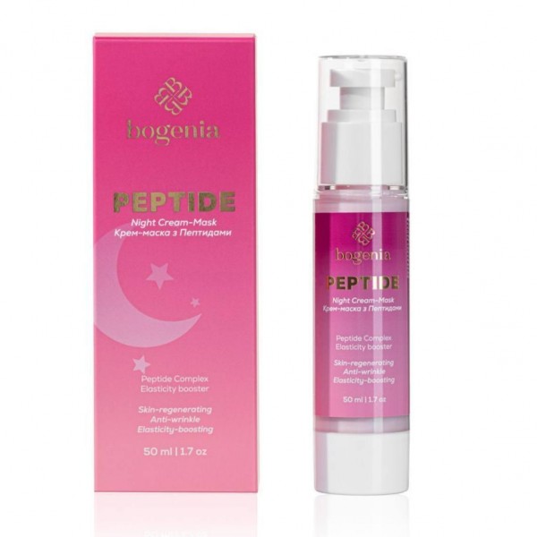 Ночная крем-маска с пептидами Bogenia Peptide Night Cream Mask 50 мл BG454