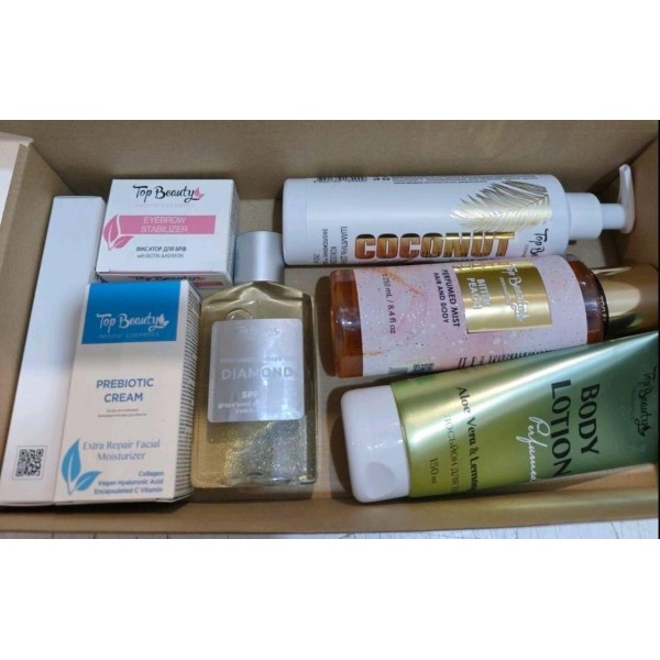 Подарочный набор косметики для ухода за телом Top Beauty Care (7 позиций)