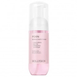 Пенный тонер для естественного обновления кожи Hollyskin Bubble Face Toner SALMON DNA PDRN 150 мл