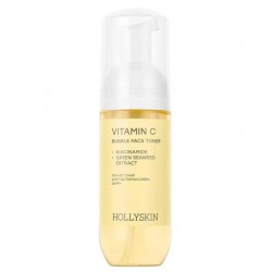 Пенный тонер для поддержки сияния кожи Hollyskin Bubble Face Toner Vitamin C 150 мл