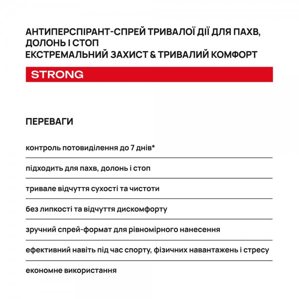 AxillDRY Spray antiperspirant puternic de lungă durată pentru axile, palme și picioare (până la 7 zile) 50 ml