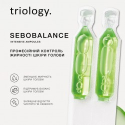 Балансирующая сыворотка для кожи головы склонной к жирности Triology Sebobalance 1 ампула