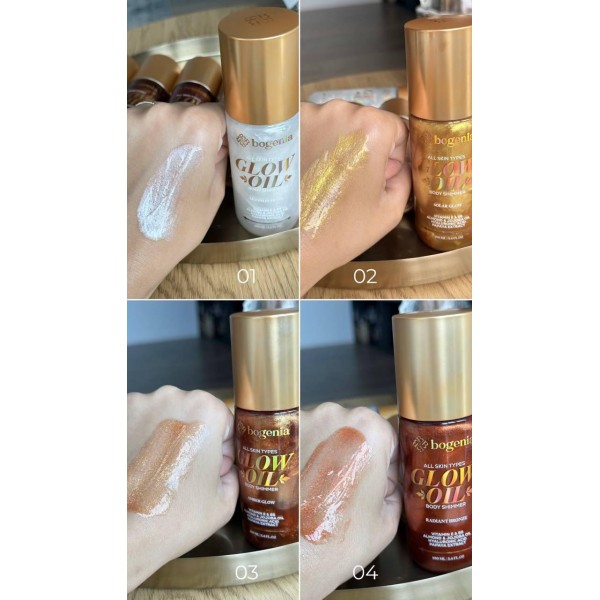 Масло-шиммер для тела Bogenia Glow Oil Body Shimmer 100 мл BG462