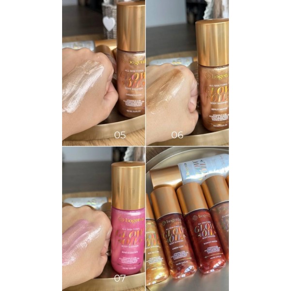 Масло-шиммер для тела Bogenia Glow Oil Body Shimmer 100 мл BG462