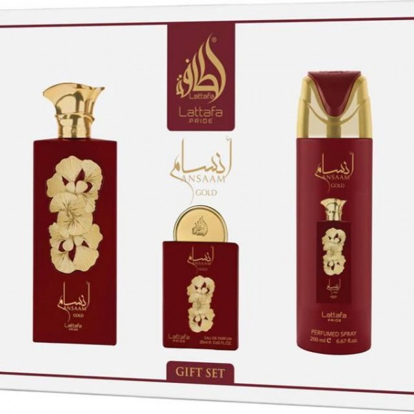 Подарочный набор Lattafa Pride Ansaam Gold Gift Set