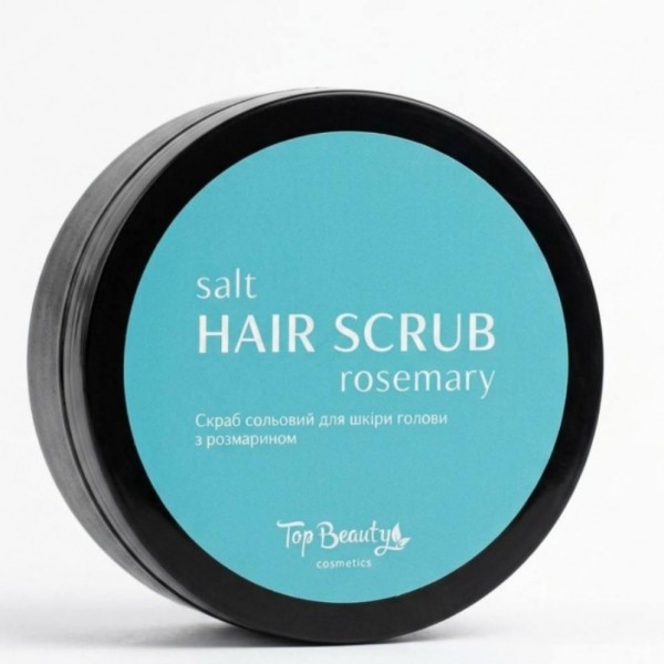 Scrub de păr cu sare și rozmarin Top Beauty 250ml