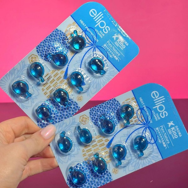 Витамины для волос Ellips «Сила Лотоса» Pure Natura 8 шт.