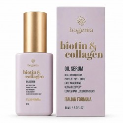 Сыворотка-масло для волос Bogenia Biotin & Collagen Oil Serum 60 мл BG451