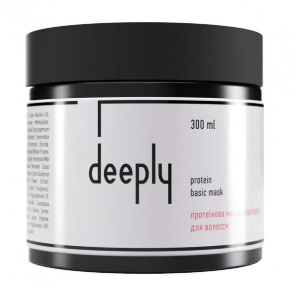 Протеиновая маска-подложка для волос Deeply protein basic mask 300 мл