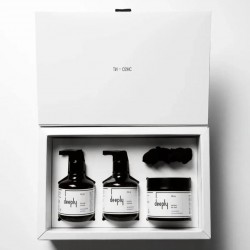 Увлажняющий набор для сухих волос Deeply hydrating hair (шампунь, кондиционер, маска, резинка)