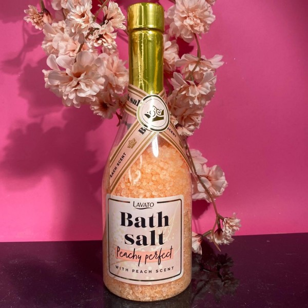 Соль для ванны Lavato Бутылка Шампанского Bath Salt Peach Perfect 850г