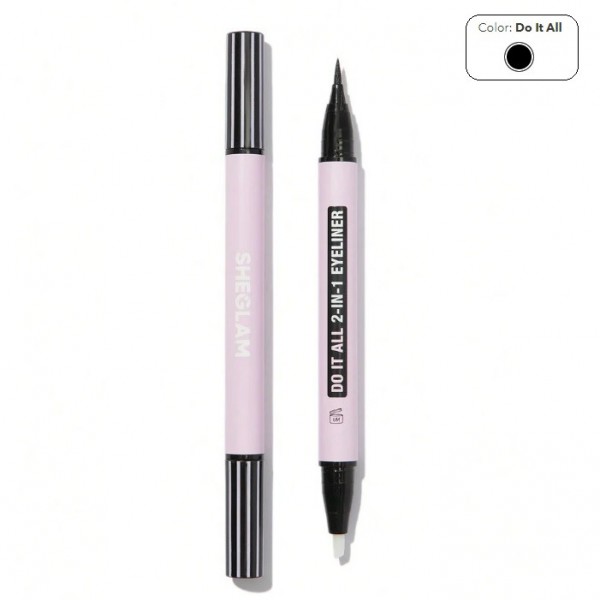 Подводка гелевая для глаз Sheglam Wing It Waterproof Liner Duo (Black)