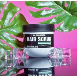 Скраб для кожи головы и волос с ментоловым маслом и кератином Mr.Scrubber Hair Scrub Menthol Oil 250 г